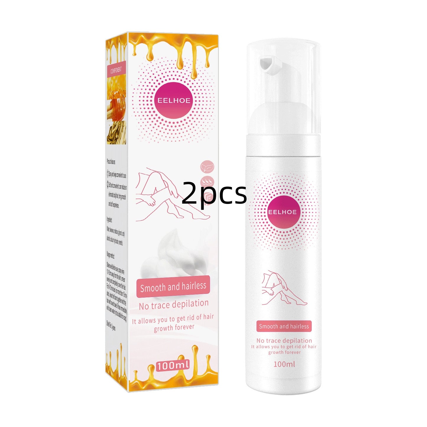 Gentle Hair Removal Spray Cream