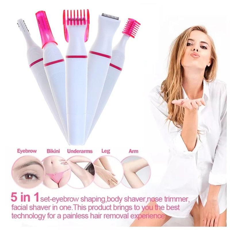 5 In 1 Multifunction Hair Removal Combo - Amanda beauty