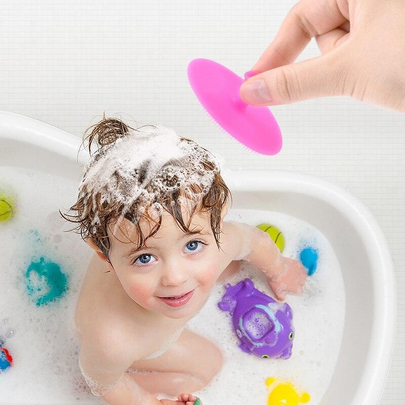 Silicone Soft Baby Bath Massage Brush - Amanda beauty