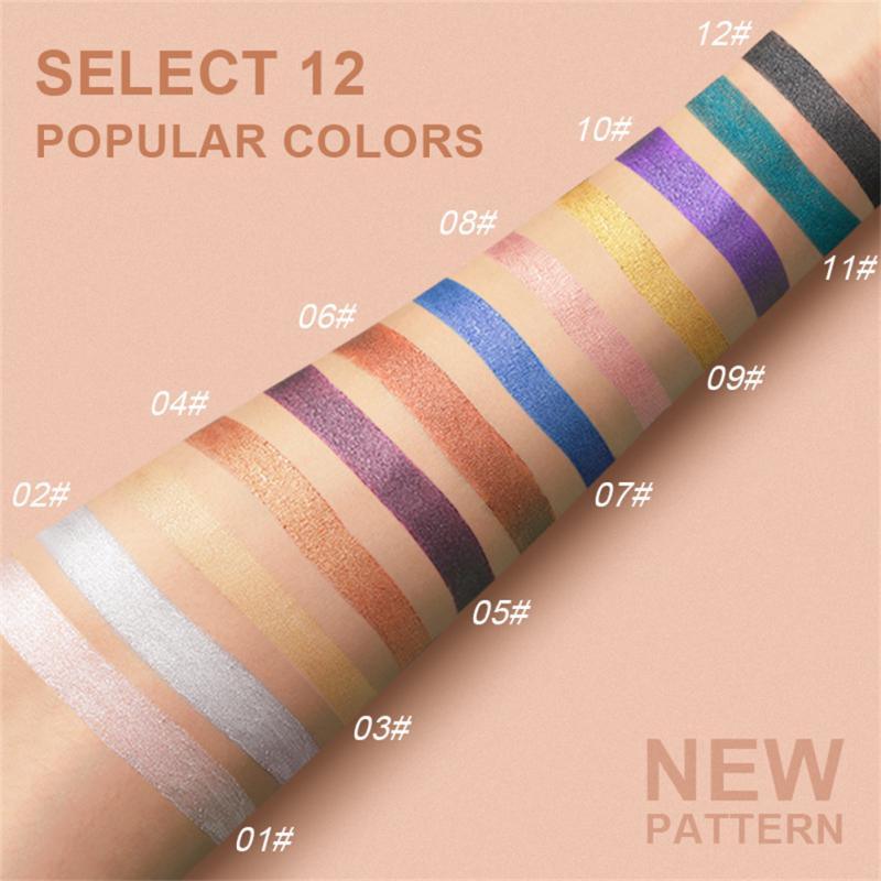 12 Colors Eyeshadow Pencil Set - Amanda beauty