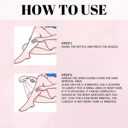 Gentle Hair Removal Spray Cream