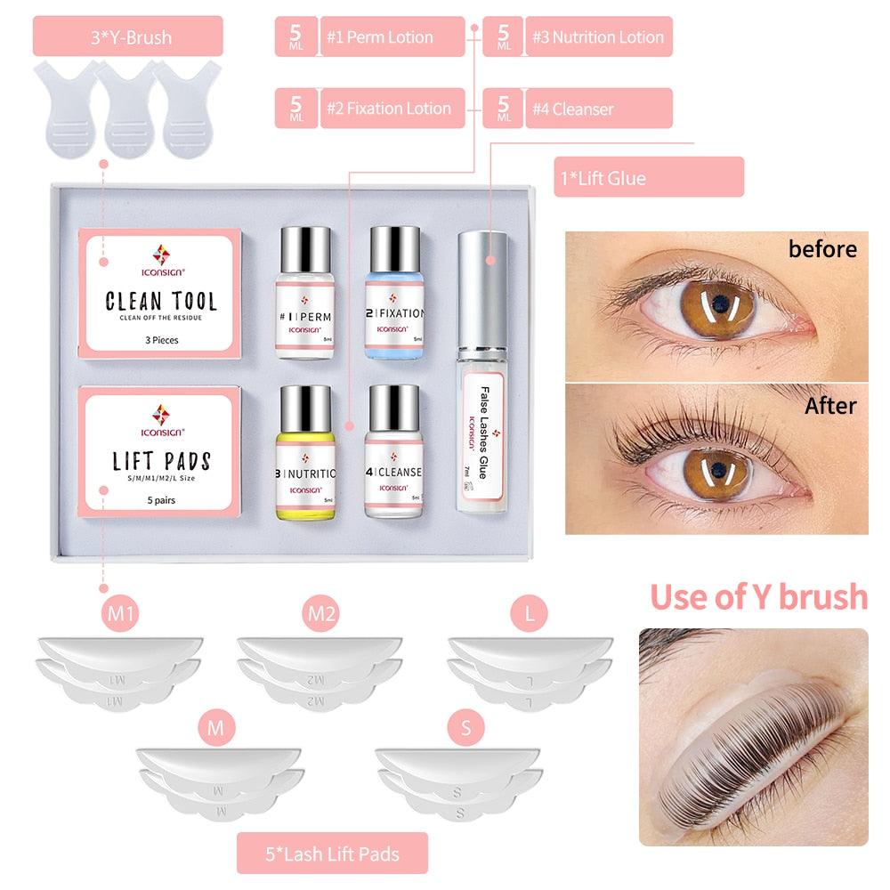 Dropshipping ICONSIGN Lash Lift Kit Lifiting Eyelash - Amanda beauty