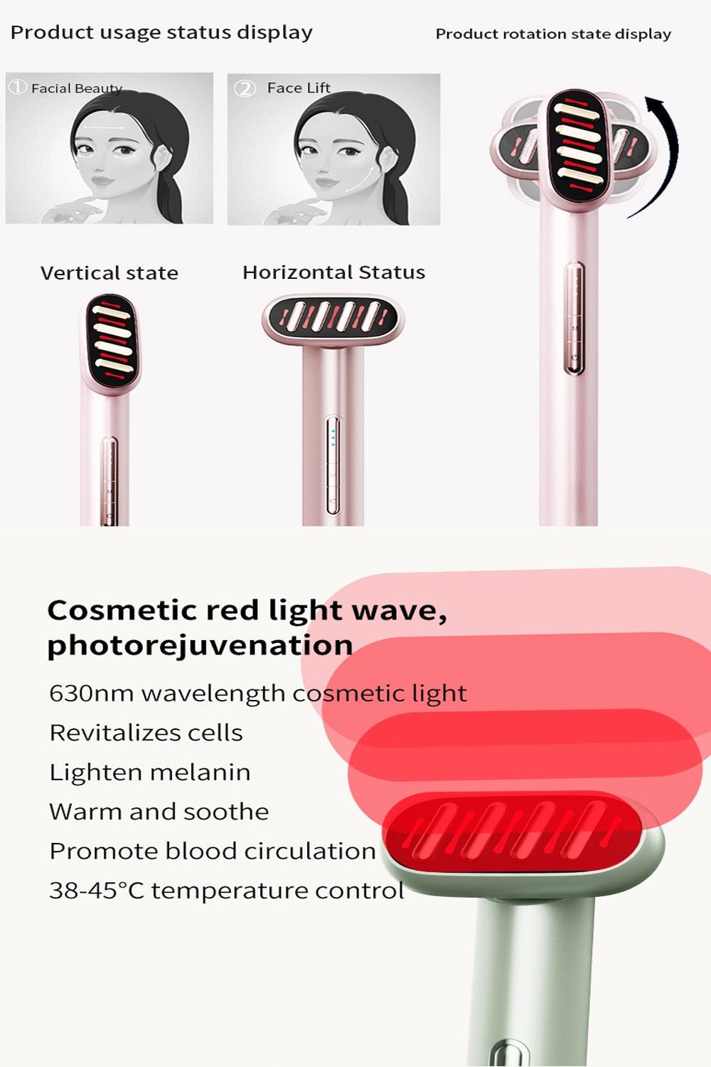 Facial Wand Microcurrent - Amanda beauty