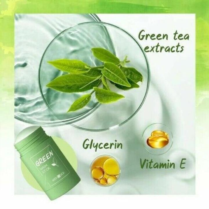 Green Tea Cleansing Mask Stick - Amanda beauty