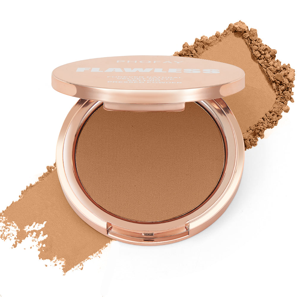 Matte Setting Pressed Powder – Shine Control & Smooth Finish