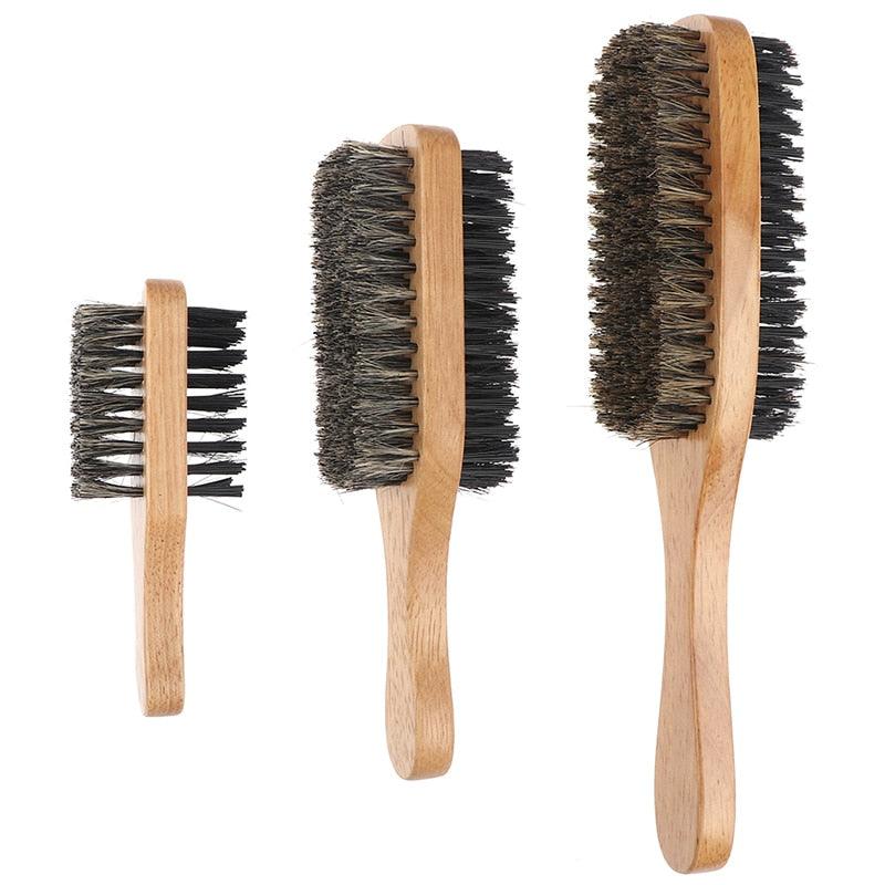 Men Boar Bristle Beard Brush - Amanda beauty