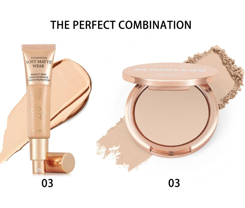 Matte Setting Pressed Powder – Shine Control & Smooth Finish