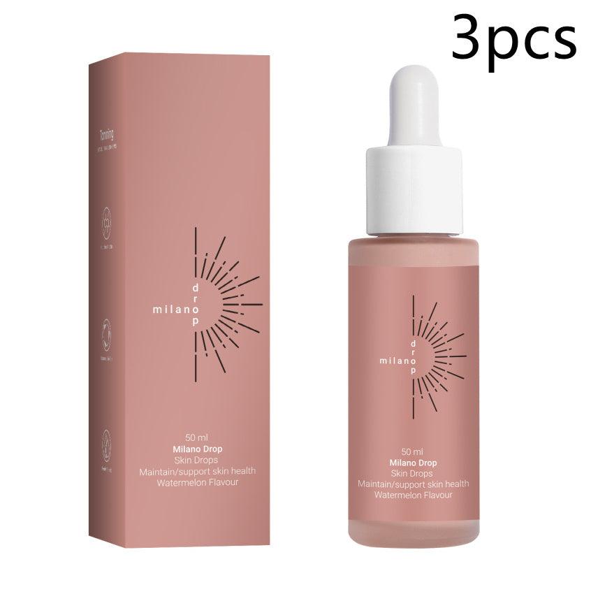 Tanning Face Serum Face Body Tanning Bed Outdoor Fine Line Repair Skin Serum Dark Bronzer Self Tanning Serum Drops - Amanda beauty