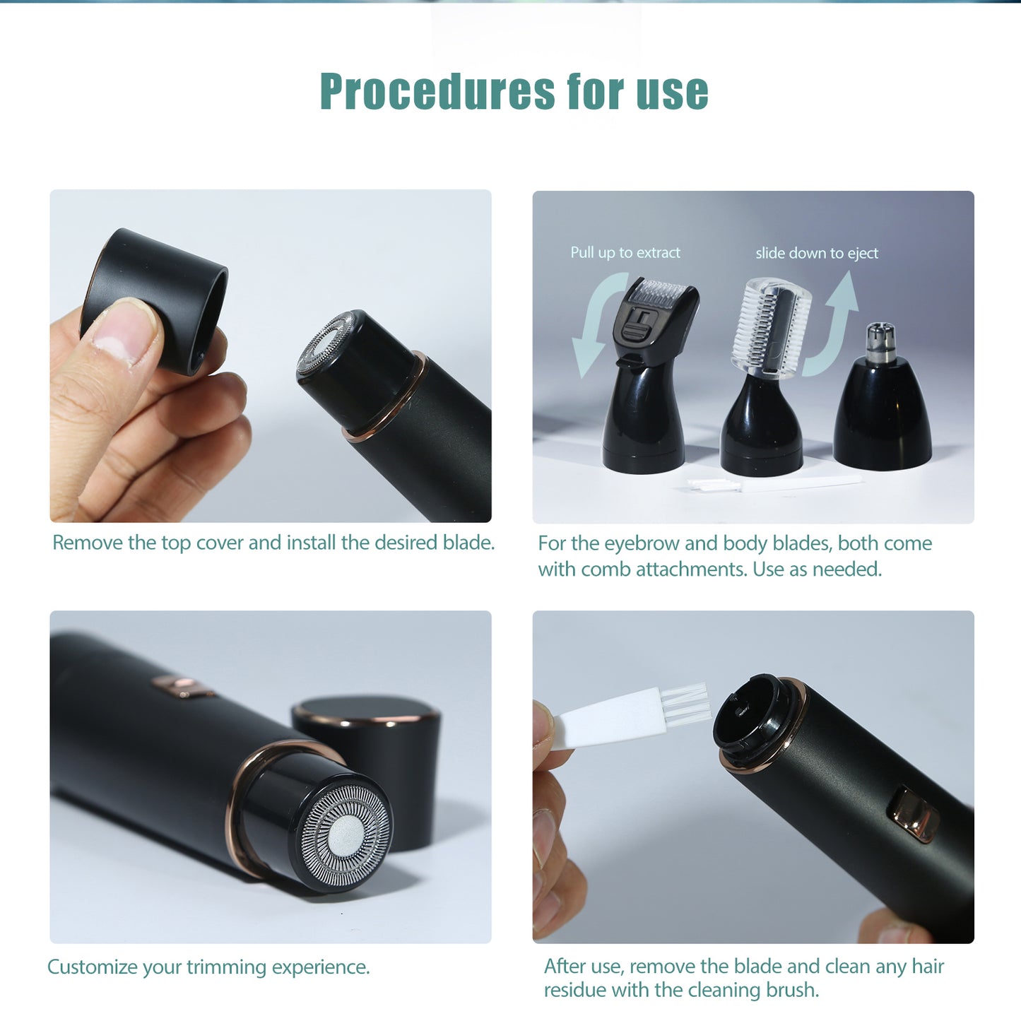 4-in-1 Hair Removal Device