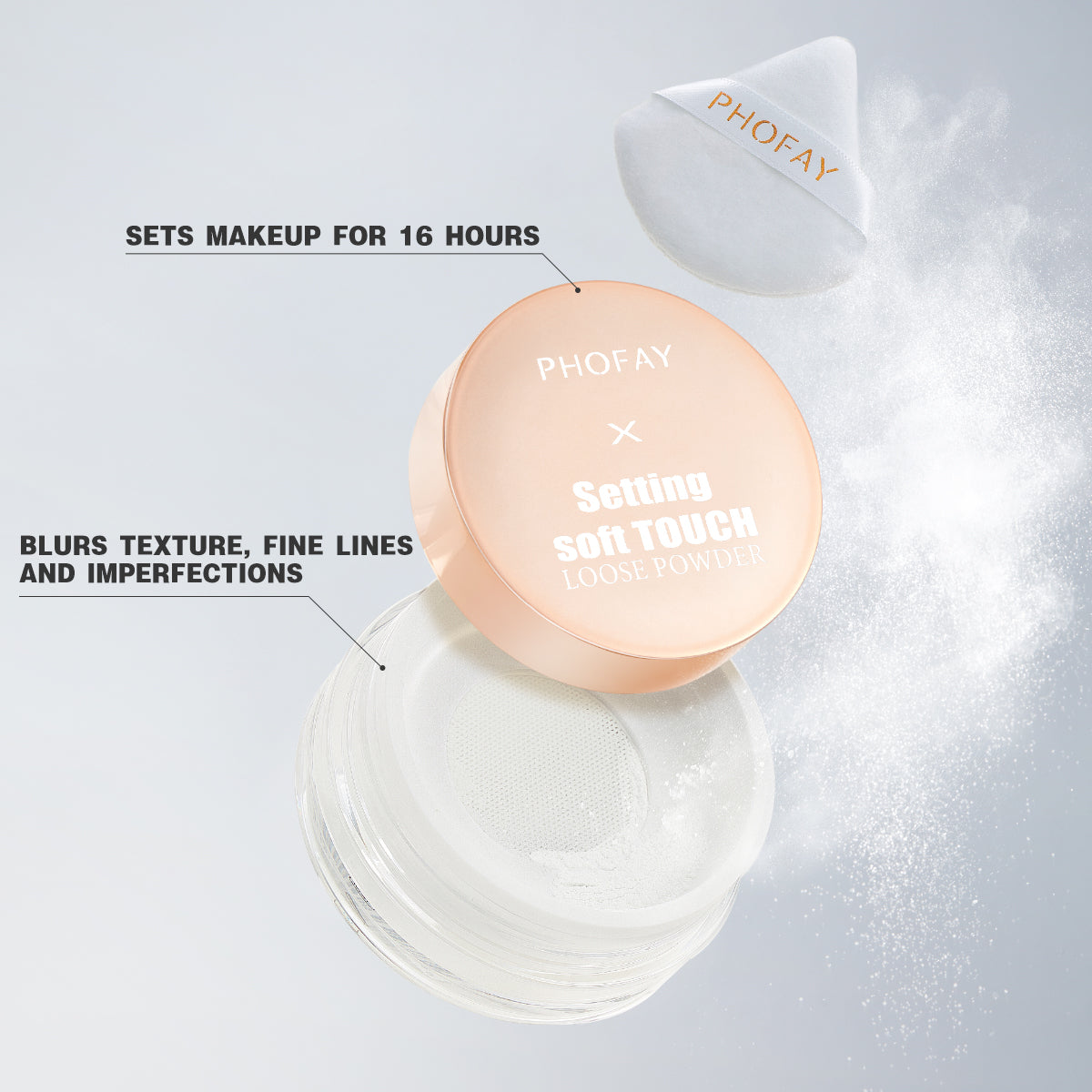 Soft Touch Loose Setting Powder – Lightweight Makeup Finish